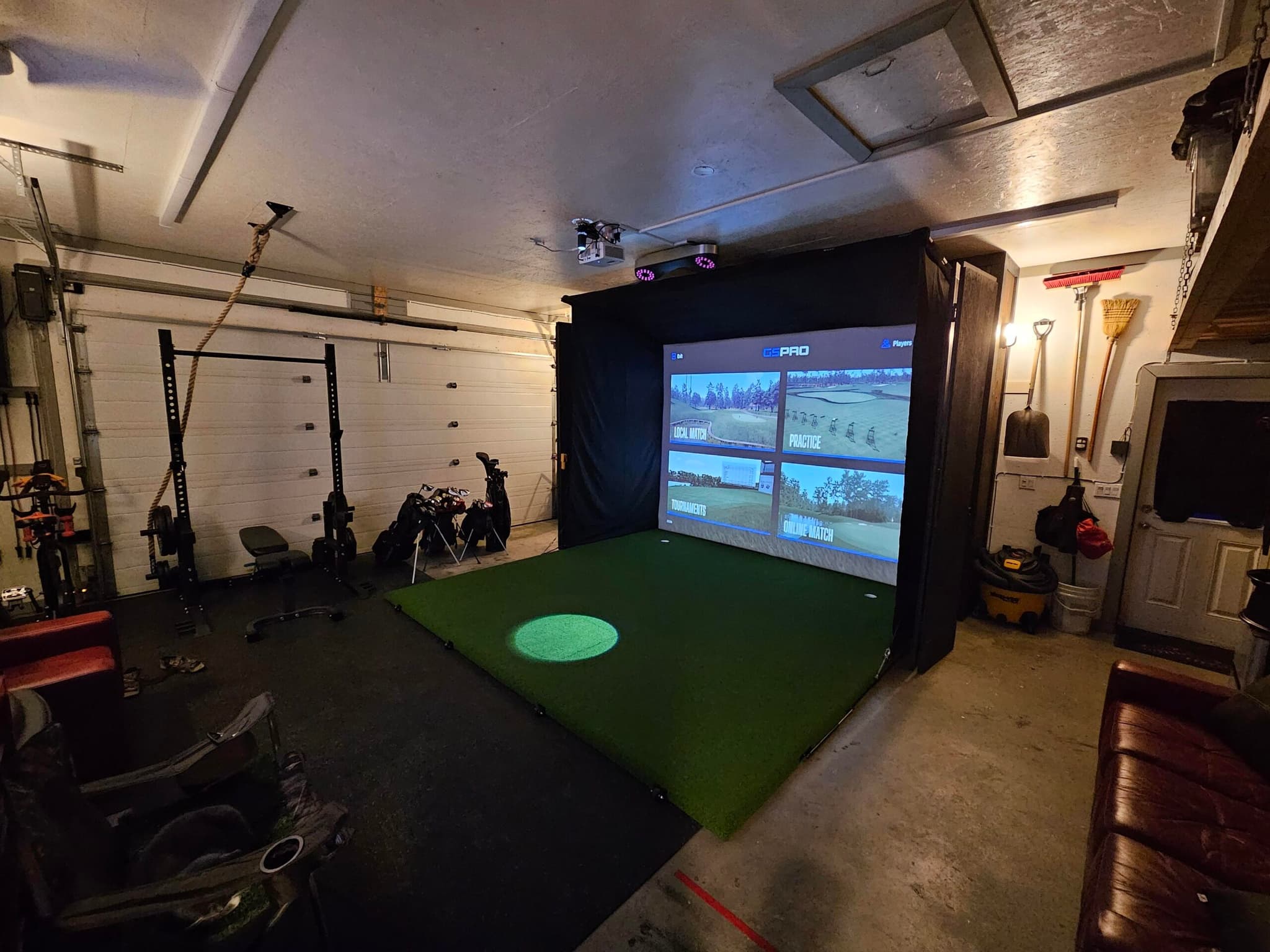 Best Golf Simulators For Garage Use
