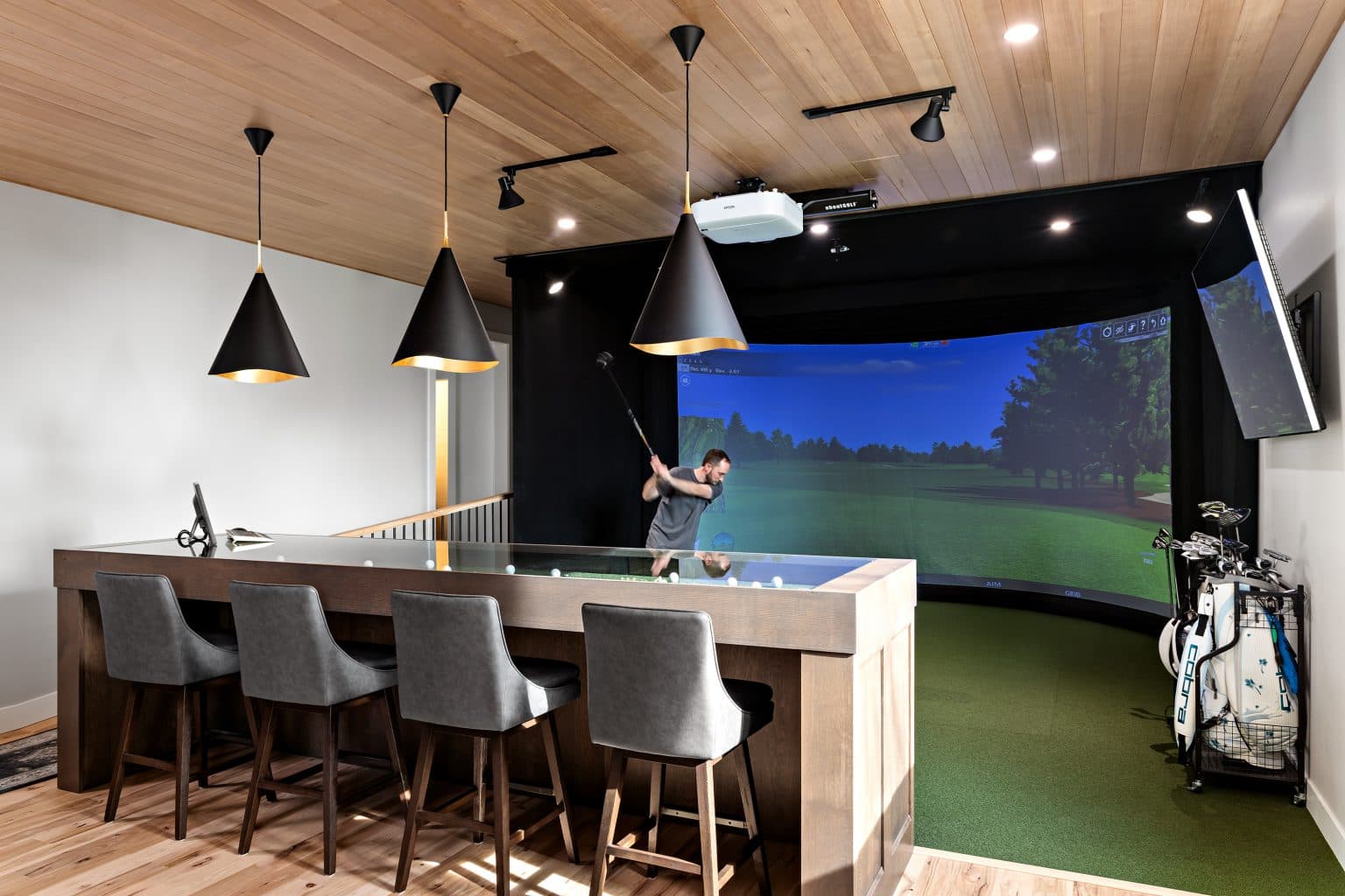 How Much Space Is Needed For A Golf Simulator