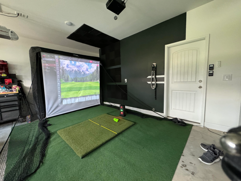 Bryson's Launch Monitor golf simulator