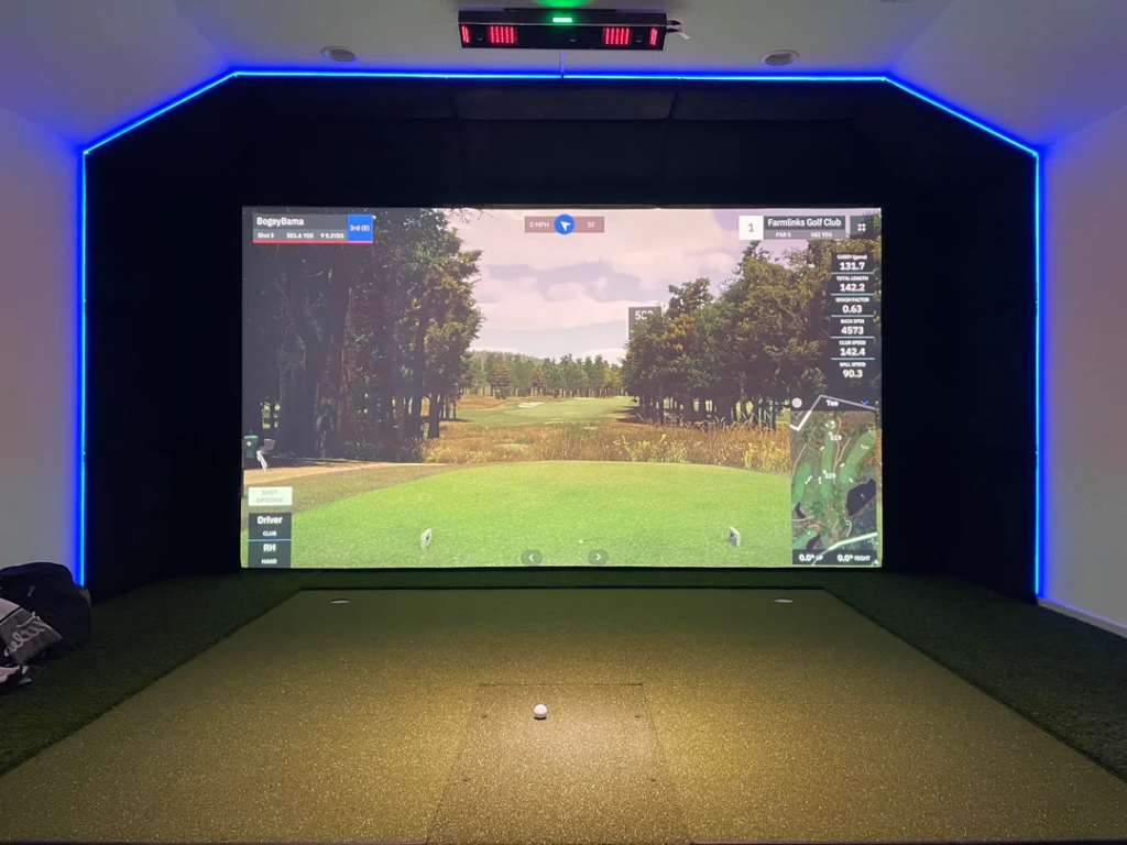 Bryson's Launch Monitor golf simulator