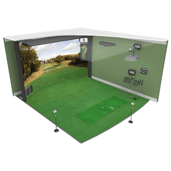 Golf Simulator Turf Guide indoor golf setup