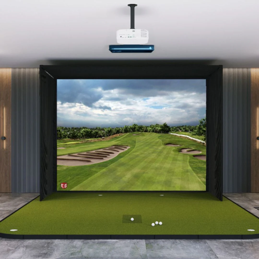 Best Retractable Simulators indoor golf setup