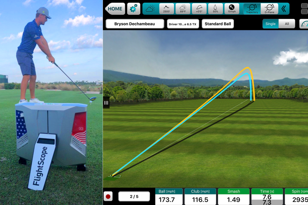 Bryson's Launch Monitor golf simulator