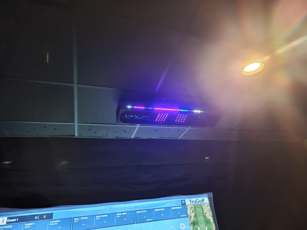 Bryson's Launch Monitor golf simulator