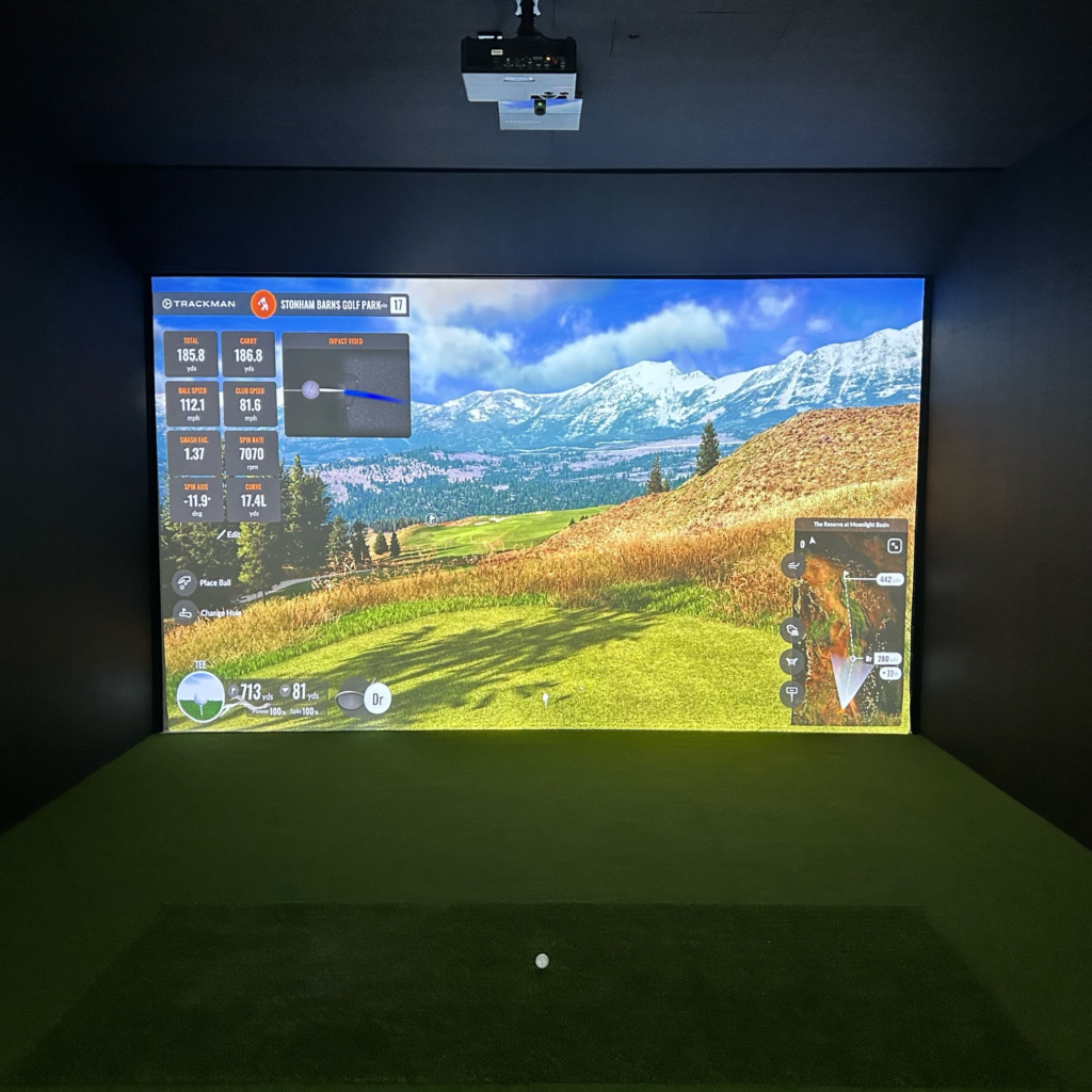 Bryson's Launch Monitor golf simulator