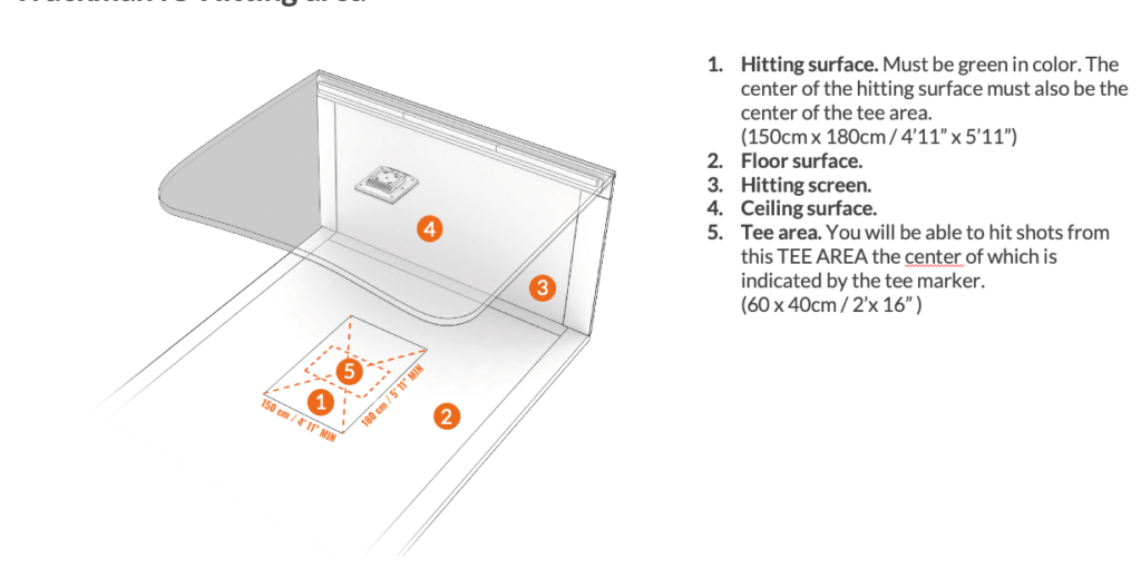 TrackMan iO step-by-step installation diagram and calibration