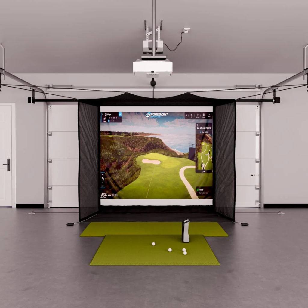 Best Retractable Simulators indoor golf setup