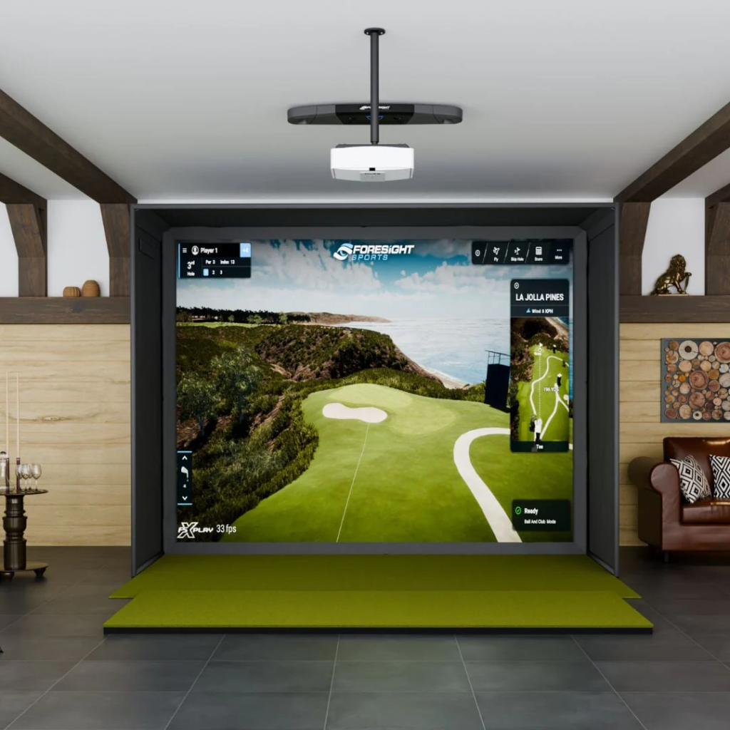 Golf Simulator Turf Guide indoor golf setup