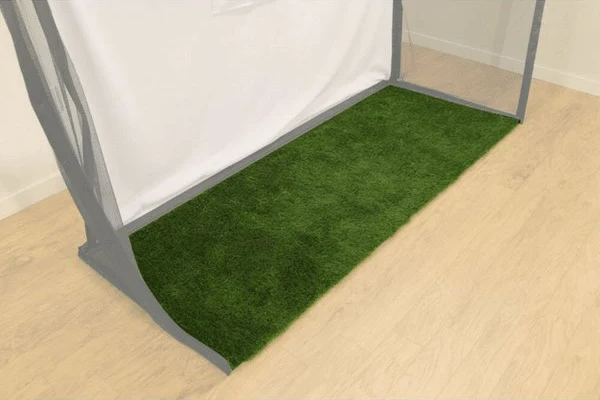 Golf Simulator Turf Guide launch monitor setup