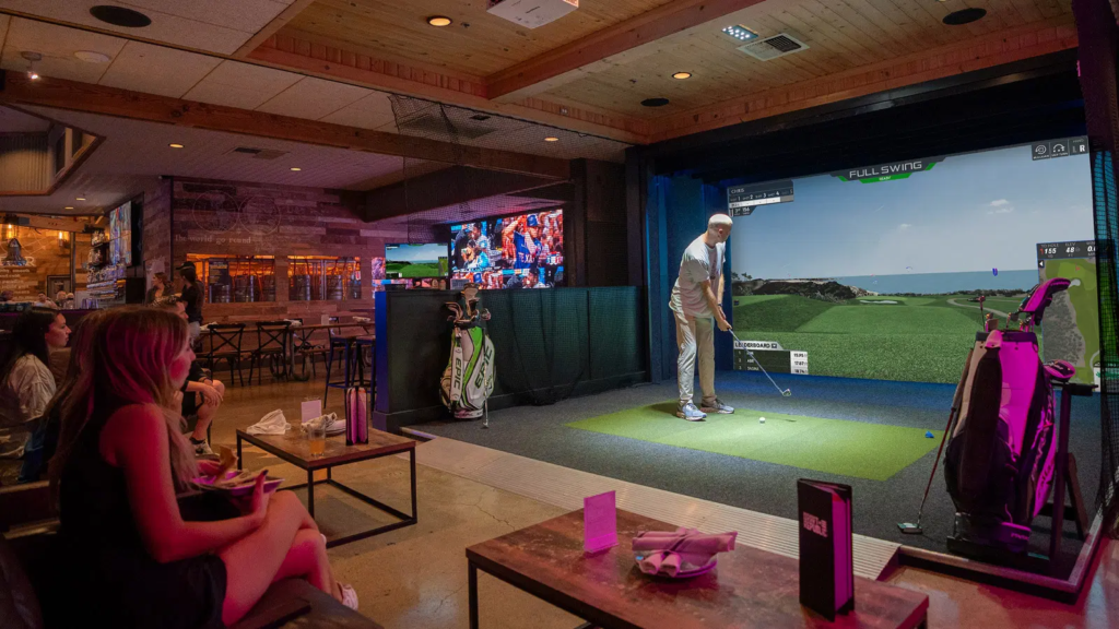 Golf Simulator Turf Guide indoor golf setup