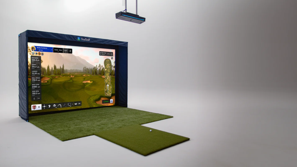 Golf Simulator Turf Guide indoor golf setup