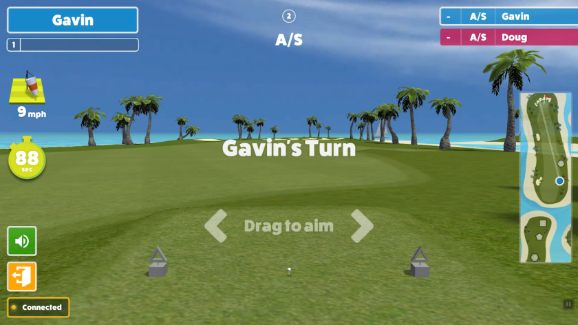 Golf Simulator Turf Guide launch monitor setup