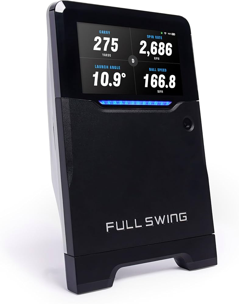 Golf Simulator Turf Guide launch monitor setup