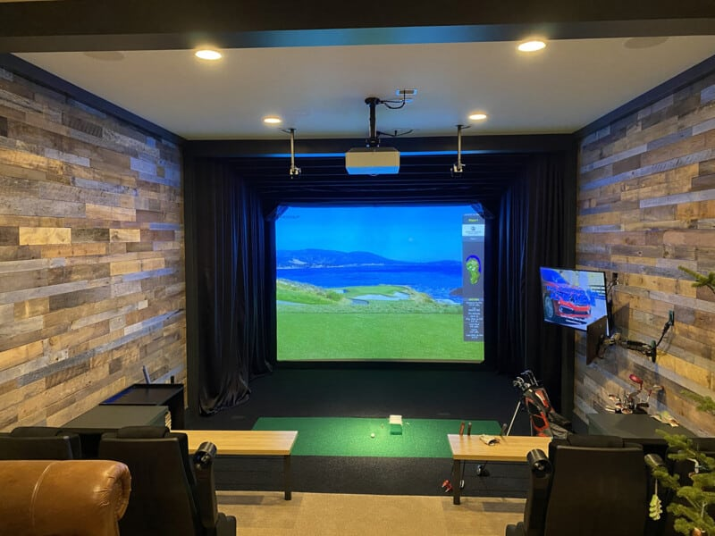 Bryson's Launch Monitor golf simulator