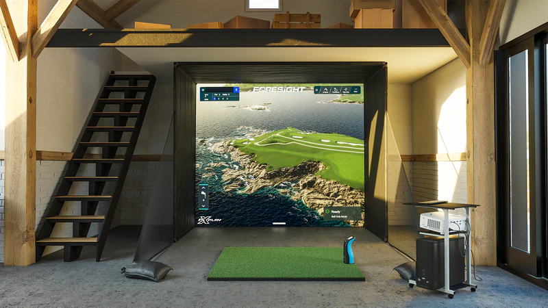 Golf Simulator Turf Guide indoor golf setup