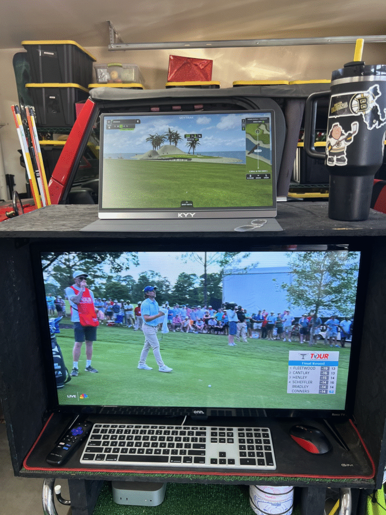 Bryson's Launch Monitor golf simulator