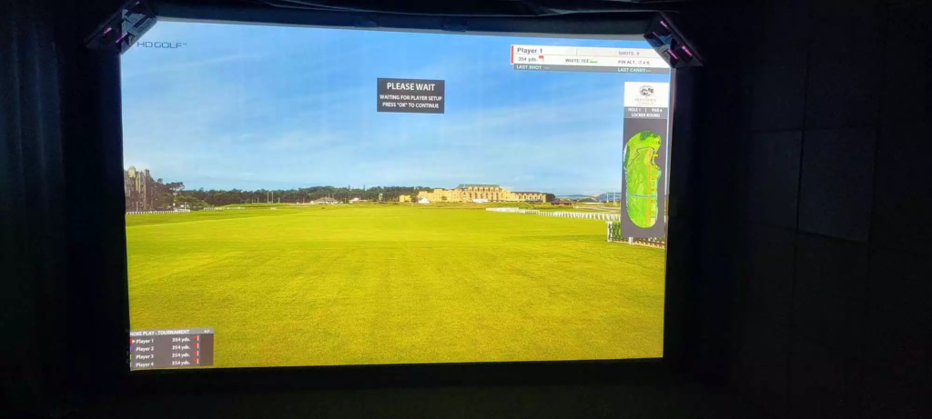 Bryson's Launch Monitor golf simulator